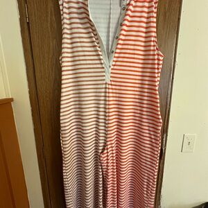 Striped Sleeveless Dress